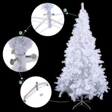 Load image into Gallery viewer, 5 ft White Artificial PVC Christmas Tree