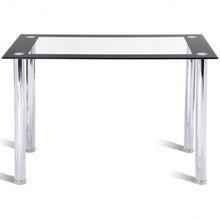 Load image into Gallery viewer, Modern Dining Kitchen Tempered Glass Table