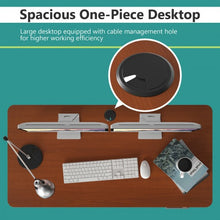 Load image into Gallery viewer, Electric Height Adjustable Standing Desk with Memory Controller-Brown