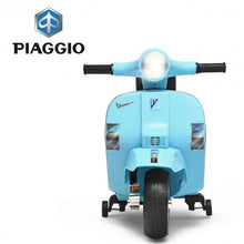 Load image into Gallery viewer, 6V Kids Ride On Vespa Scooter Motorcycle for Toddler-Light Blue