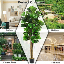Load image into Gallery viewer, 6-Feet Artificial Indoor-Outdoor Home Decorative Planter