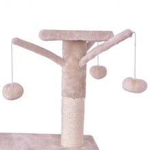 Load image into Gallery viewer, 56" Condo Scratching Posts Ladder Cat Play Tree
