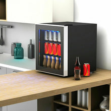 Load image into Gallery viewer, 60 Can Beverage Mini Refrigerator with Glass Door