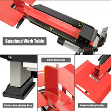 Load image into Gallery viewer, 7-Ton Horizontal Electric Log Splitter with 2000W Motor and Wheels