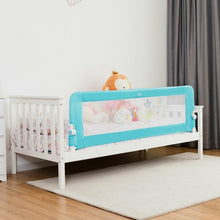 Load image into Gallery viewer, 69" Breathable Baby Toddlers Bed Rail Guard Safety Swing Down-Blue