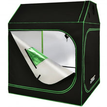 Load image into Gallery viewer, Mylar Hydroponic Grow Tent Roof Cube with Zipped Doors Observation Windows and Vents -60 x 60 x 72 inch