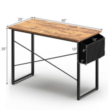 Load image into Gallery viewer, Modern Computer Desk with Storage Bag-40" x 20" x 30"