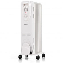 Load image into Gallery viewer, 1500W Oil Filled Radiator Portable Heater with Adjustable Thermostat