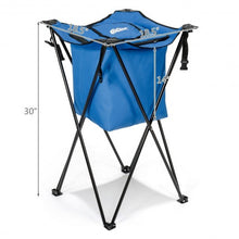 Load image into Gallery viewer, Portable Tub Cooler with Folding Stand and Carry Bag-Blue