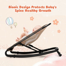 Load image into Gallery viewer, 2-in-1 Adjustable Baby Bouncer and Rocker-Beige