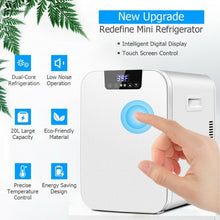 Load image into Gallery viewer, 20L Compact Portable Makeup Skincare Fridge-White