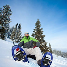 Load image into Gallery viewer, 22 inch Lightweight All Terrain Snowshoes with Bag Anti-Slip-Blue