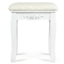 Load image into Gallery viewer, Vanity Stool Makeup Bench Dressing Stool-White
