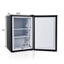 Load image into Gallery viewer, 3 cu.ft. Compact Upright Freezer with Stainless Steel Door