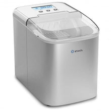 Load image into Gallery viewer, 26 lbs Countertop LCD Display Ice Maker with Ice Scoop