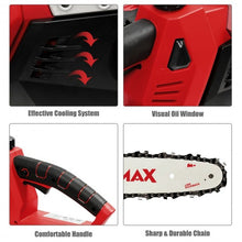 Load image into Gallery viewer, 12-Inch 40V Cordless Chainsaw with Lithium-Ion Battery