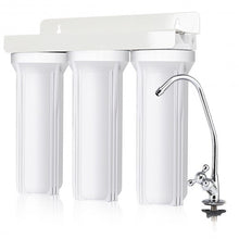Load image into Gallery viewer, 3-Stage Under-Sink Water Filter System with Chromed Faucet