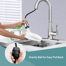 Load image into Gallery viewer, Touchless Kitchen Faucet with 360° Swivel Single Handle Sensor and 3 Mode Sprayer