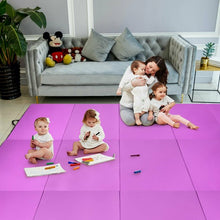 Load image into Gallery viewer, 4' x 10' x 2" Folding Gymnastics Tumbling Gym Mat-Purple