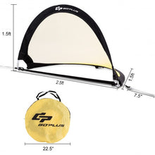 Load image into Gallery viewer, 6'/4'/2.5' Set of 2 Portable Pop-Up Soccer Goals Net-2.5'