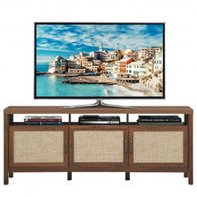 Load image into Gallery viewer, Storage TV Stand Entertainment Media Center for TV's up to 65"-Walnut