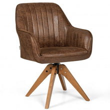 Load image into Gallery viewer, Mid Century Hot-Stamping Cloth Swivel Accent Chair