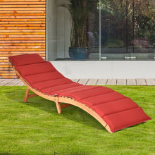 Load image into Gallery viewer, Folding Eucalyptus Outdoor Patio Lounge Chair