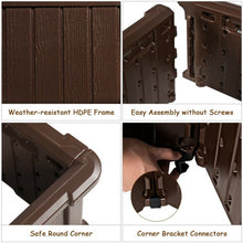 Load image into Gallery viewer, 48.5" Raised Garden Bed Planter for Flower Vegetables Patio-Brown