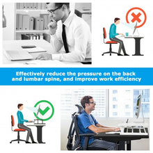 Load image into Gallery viewer, Height Adjustable Standing Desk Converter with Removable Keyboard Tray-White