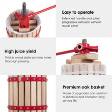 Load image into Gallery viewer, 1.6 Gallon Fruit Wine Press Cider Juice Maker Tool