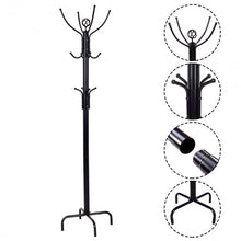 Load image into Gallery viewer, Metal Coat Rack with 12 Hooks