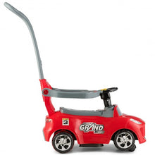 Load image into Gallery viewer, 3 in 1 Kids Ride on Push Car Stroller Toddler Wagon-Red