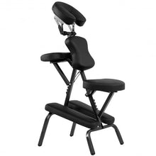 Load image into Gallery viewer, PU Leather Pad Travel Massage Chair with Carrying Bag