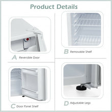 Load image into Gallery viewer, 2.5 Cu Ft Compact Single Door Refrigerator with Freezer-White
