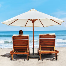 Load image into Gallery viewer, 22Lbs Patio Resin Umbrella Base with Wicker Style for Outdoor Use