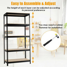 Load image into Gallery viewer, 5-Tier Steel Shelving Unit Storage Shelves Heavy Duty Storage Rack
