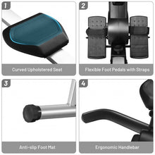 Load image into Gallery viewer, Foldable Magnetic Rowing Machine with 16-level Adjustable Intensity