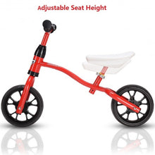 Load image into Gallery viewer, Adjustable No-Pedal Children Kids Balance Bike-Red