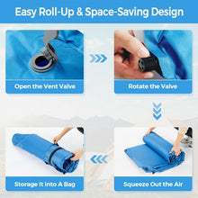 Load image into Gallery viewer, Self-Inflating Camping Outdoor Sleeping Mat with Pillows Bag
