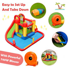 Load image into Gallery viewer, Inflatable Water Slide Jumping Bounce House with 740 W Blower