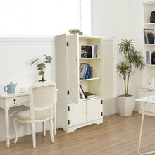 Load image into Gallery viewer, Accent Storage Cabinet Adjustable Shelves-White