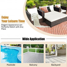 Load image into Gallery viewer, 5 Pieces Patio Cushioned Rattan Furniture Set-White