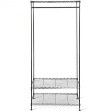 Load image into Gallery viewer, 3-Tier Portable Clothing Rack Garment Hanger