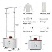 Load image into Gallery viewer, Inflatable Drying and Ironing Machine 1050W Automatic Garment Steamer-White