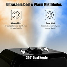 Load image into Gallery viewer, 4.5L Ultrasonic Cool Warm Humidifier with Remote Control