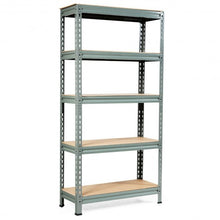 Load image into Gallery viewer, 5-Tier Steel Shelving Unit Storage Shelves Heavy Duty Storage Rack-Gray