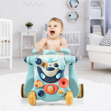 Load image into Gallery viewer, 2-in-1 Baby Walker with Activity Center -Blue