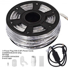Load image into Gallery viewer, 100' 2 Wires LED Christmas Decorative Rope Light-Cool White
