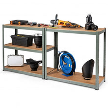 Load image into Gallery viewer, 35.5" x 71" Adjustable 5-Layer 2000 lbs Capacity Tool Shelf -Gray