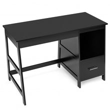 Load image into Gallery viewer, 47.5" Modern Home Computer Desk with 2 Storage Drawers-Black